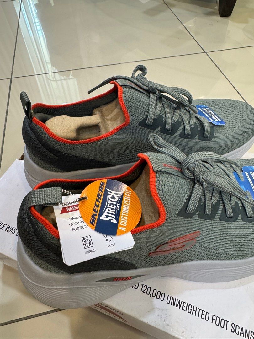 Skechers Men Sport Arch Fit Infinity Stormlight Shoes-232607 Lelaki ...