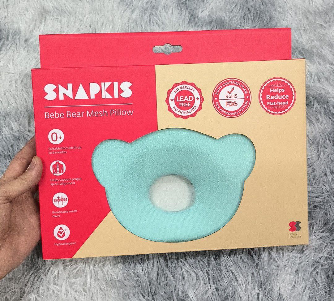 SNAPKIS BEBE BEAR MESH PILLOW