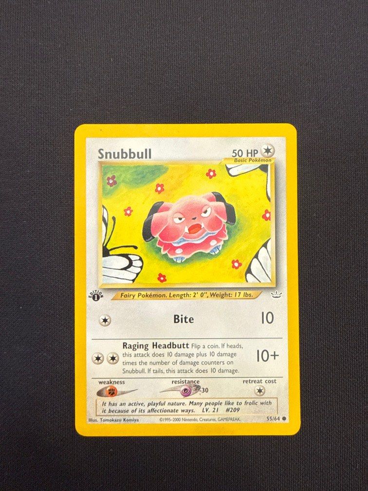 snubbull pokemon card price 74/111 Snubbull main image 1