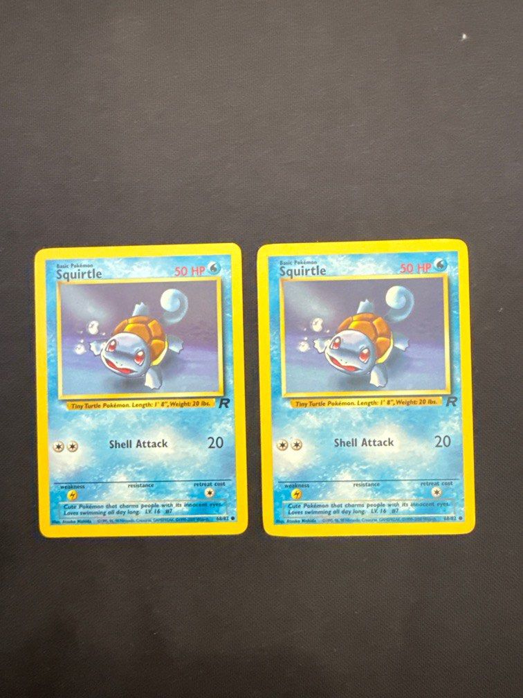 Squirtle Rocket 68/82 Pokemon Card, Hobbies & Toys, Memorabilia & Collectibles, Vintage Collectibles on Carousell Squirtle Rocket 68/82 Pokemon Card, Hobbies & Toys, Memorabilia & Collectibles, Vintage Collectibles on Carousell