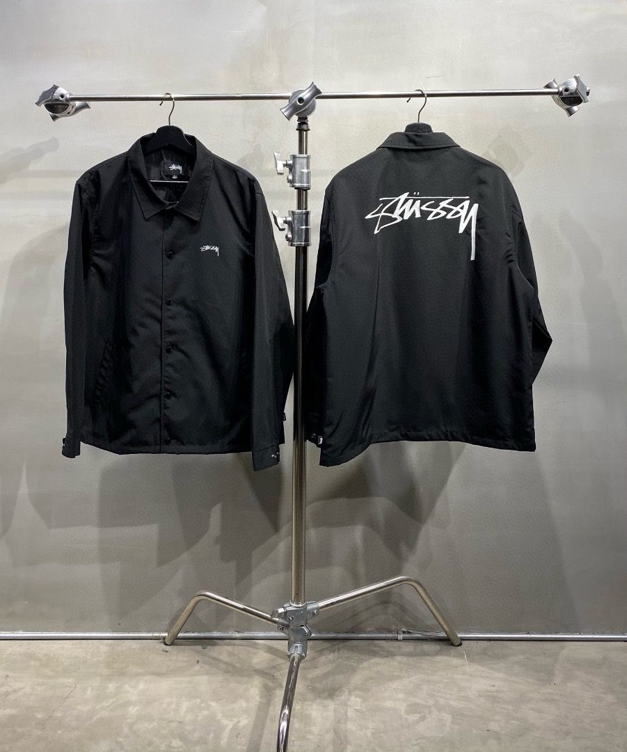 Stussy smooth stock coach jacket new arrivals
