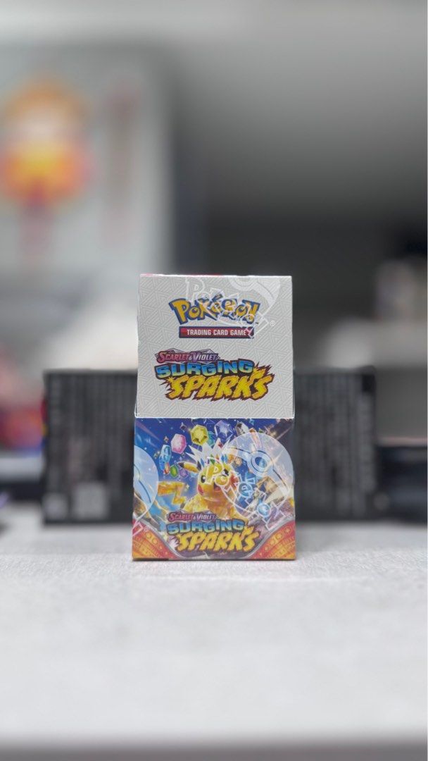 pokemon surging sparks booster box english Amazon.com: Pokemon TCG: Scarlet & Violet main image 0