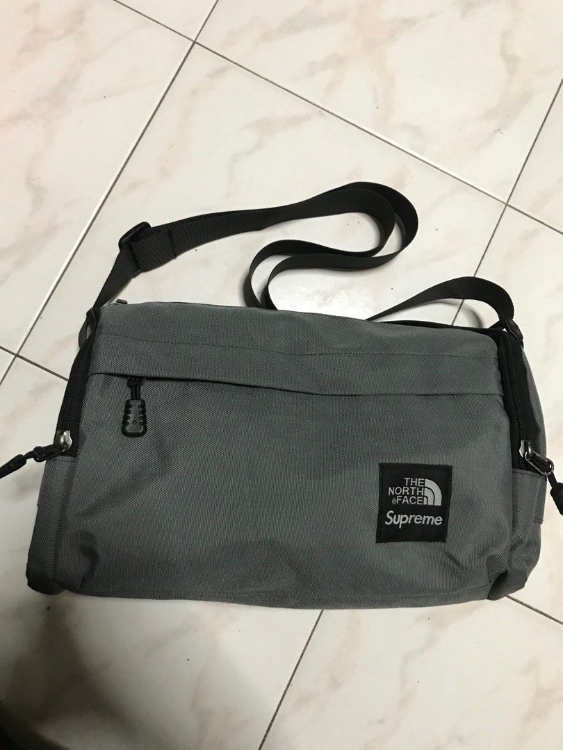 The North Face X Supreme Sling Bag Men s Fashion Bags Sling Bags on Carousell