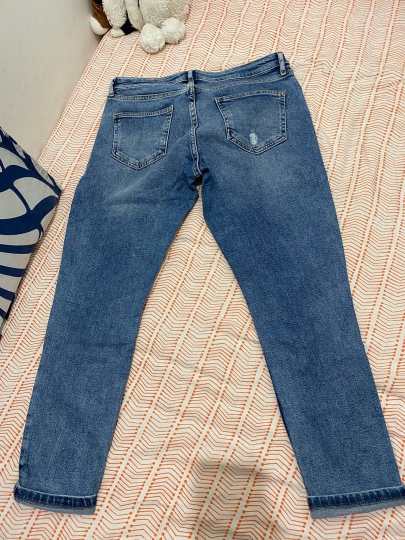 Topshop Boyfriend Jeans, Women's Fashion, Bottoms, Jeans \u0026 Leggings on  Carousell