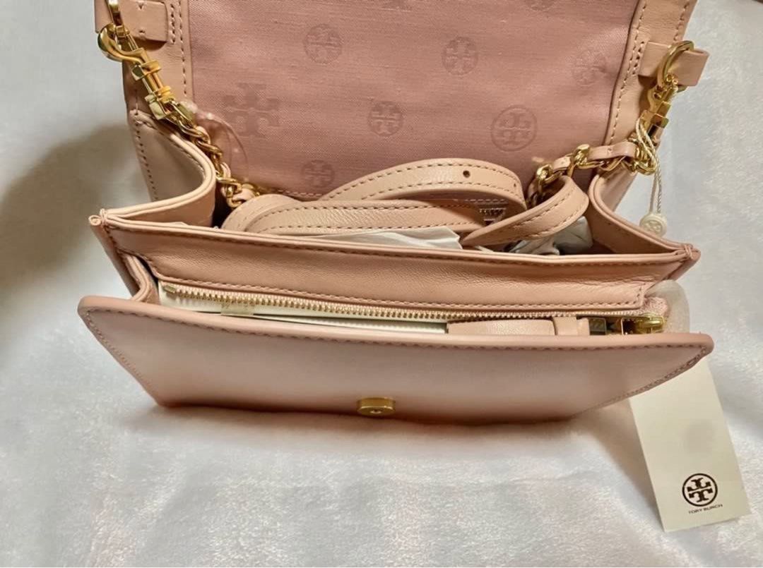 Tory Burch Alexa Combo Crossbody Bag Shell PINK Women s Fashion Bags Wallets Shoulder Bags on Carousell