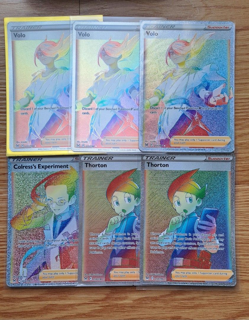 volo pokemon card rainbow rare Pokemon - Sword & Shield - Lost Origin - Volo main image 0