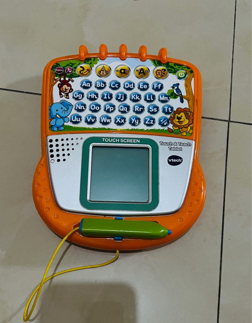VTech Write Learn Touch Tablet Hobbies Toys Toys Games on Carousell