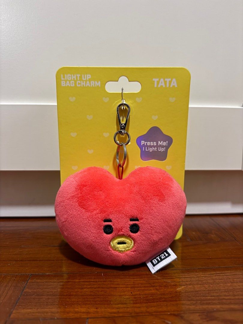 WTS BT21 BTS tata light up keychain plush, Hobbies Toys