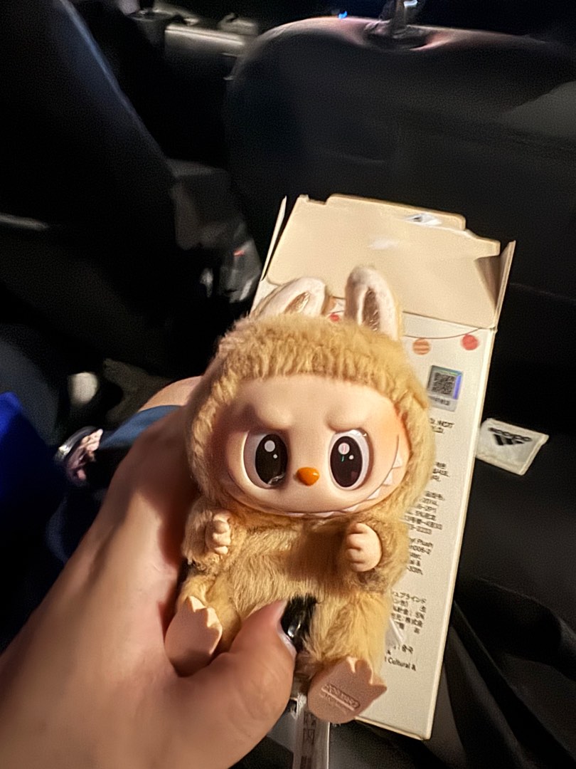 Have A Seat LABUBU ラブブ BABA ベージュ オレンジ POP NOW:THE MONSTERS - Have a Seat Vinyl Plush Blind Box