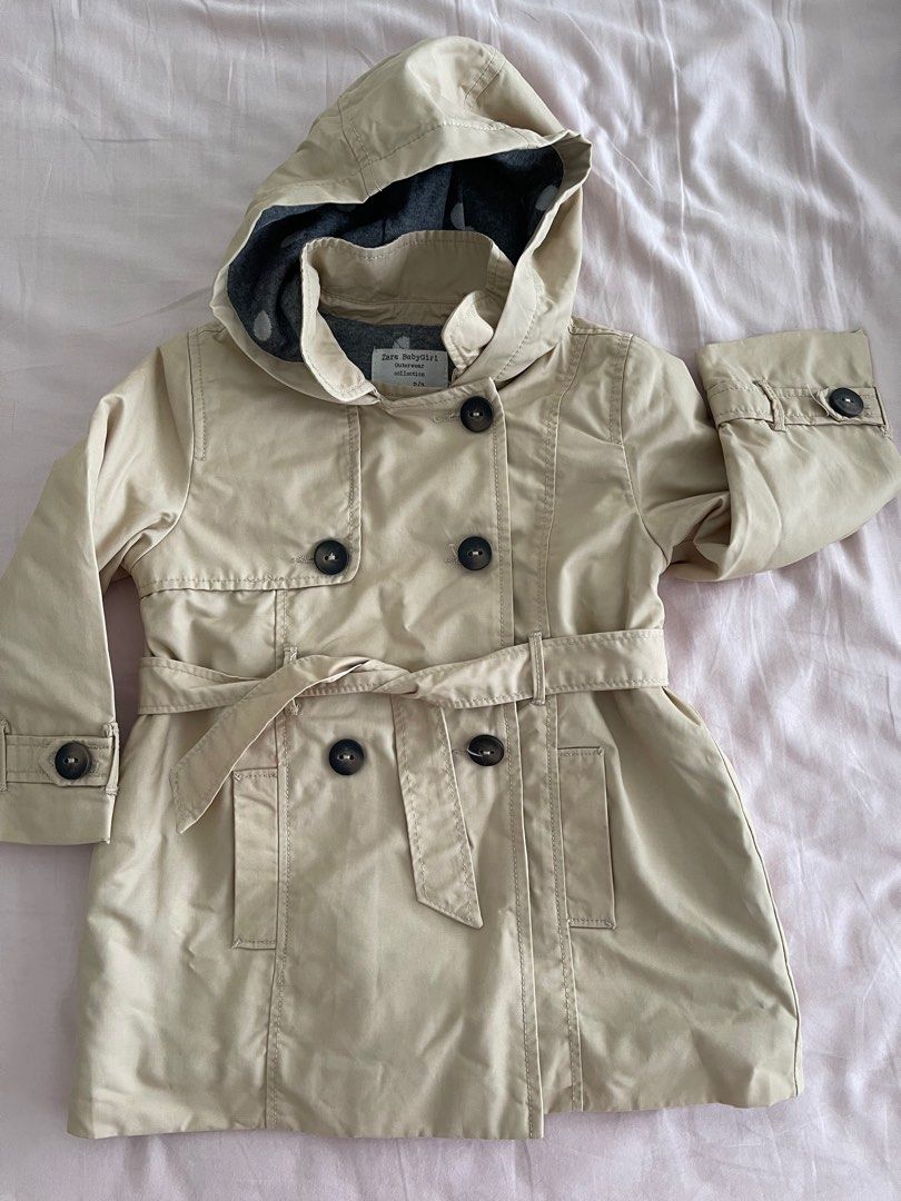 Zara Baby Trench Coat 98cm 2 3yo