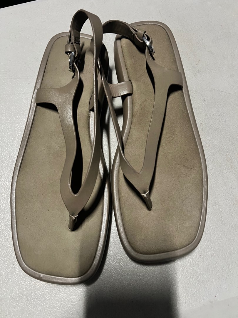 Zara | Women's Embroidered Wedge Thong Sandals Slip-On main image 1