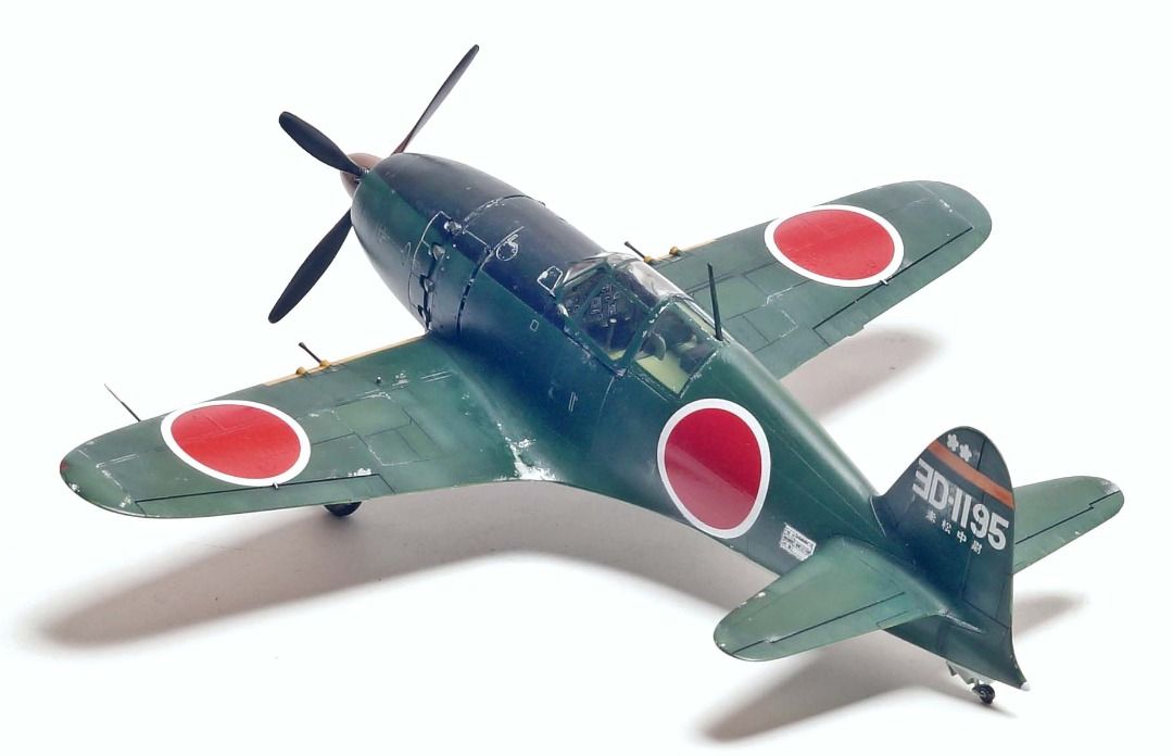 1/48 RAIDEN Japanese fighter aircraft plastic model built, Hobbies ...