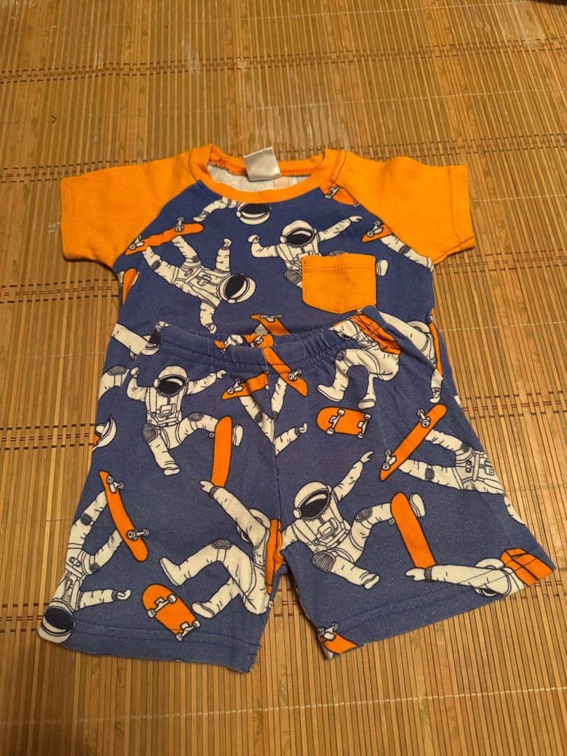 5pcs Terno set baby boy (Category: Babies & Kids Fashion) located in Pasay City. Submitted by kittymeangel (Listing ID 1335102875, Image 2). Description: Sold as set 5pcs terno Baby boy pang bahay 1-2yrs.