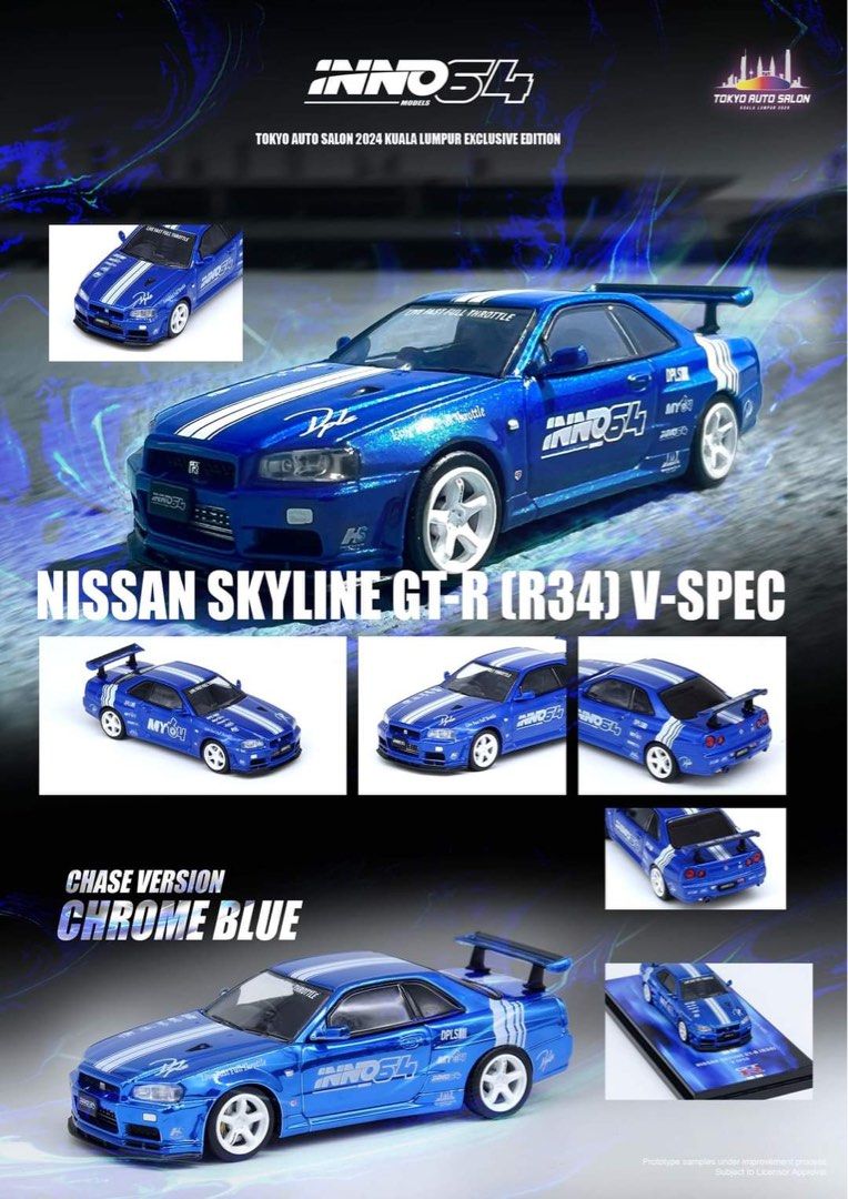 INNO64 1/64 GTR R34 THAILAND EXPO 限定 現貨吉隆坡東京改裝