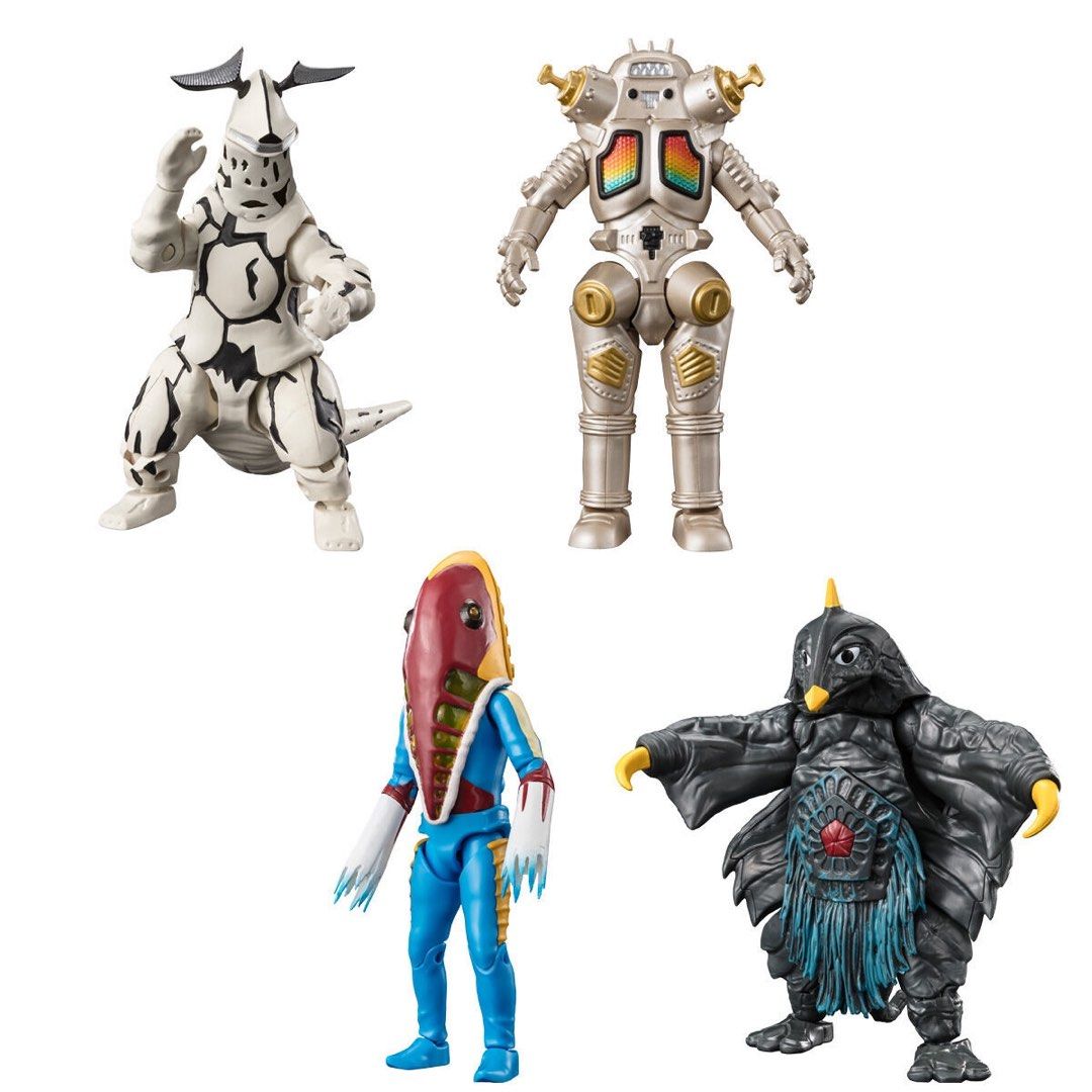 行版超動Alpha 鹹蛋超人怪獸Set 01 + 02 + 03, 玩具收藏品, 手辦及模型