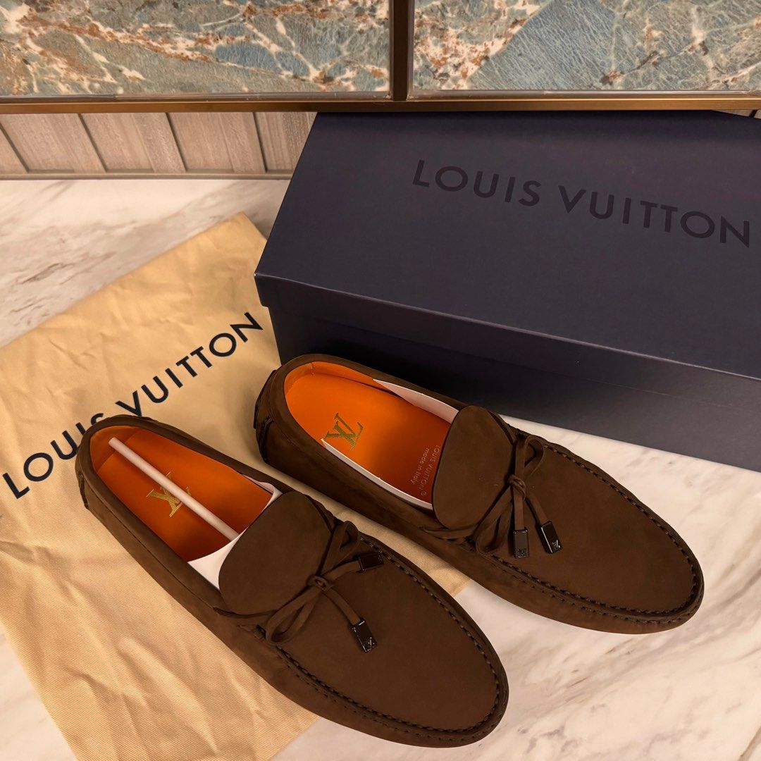UK6.5 EU41 LOUIS VUITTON DRIVER MOCASSIN LOAFERS Carousell
