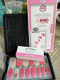 粉紅色 限量眞露x UUUUU.指甲貼片套裝 #OK便利店 #CircleK #Jinro #指甲套裝64219887649411110