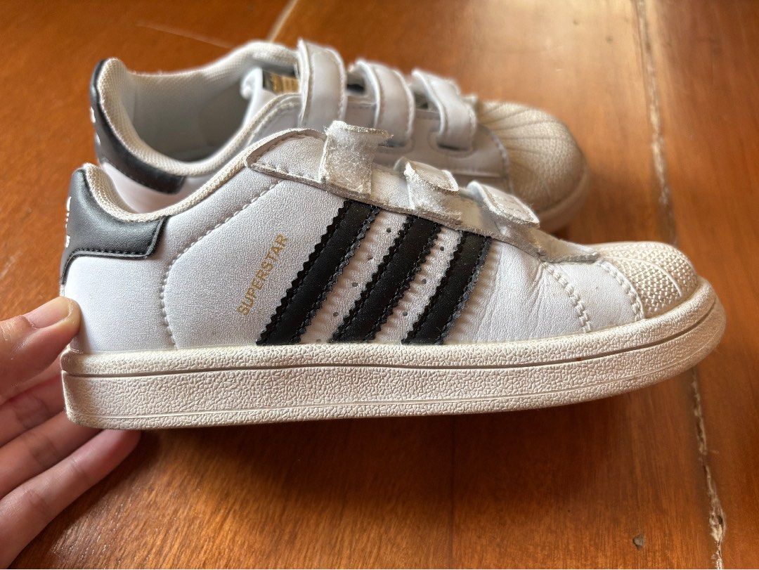 Adidas superstar velcro size 13 top