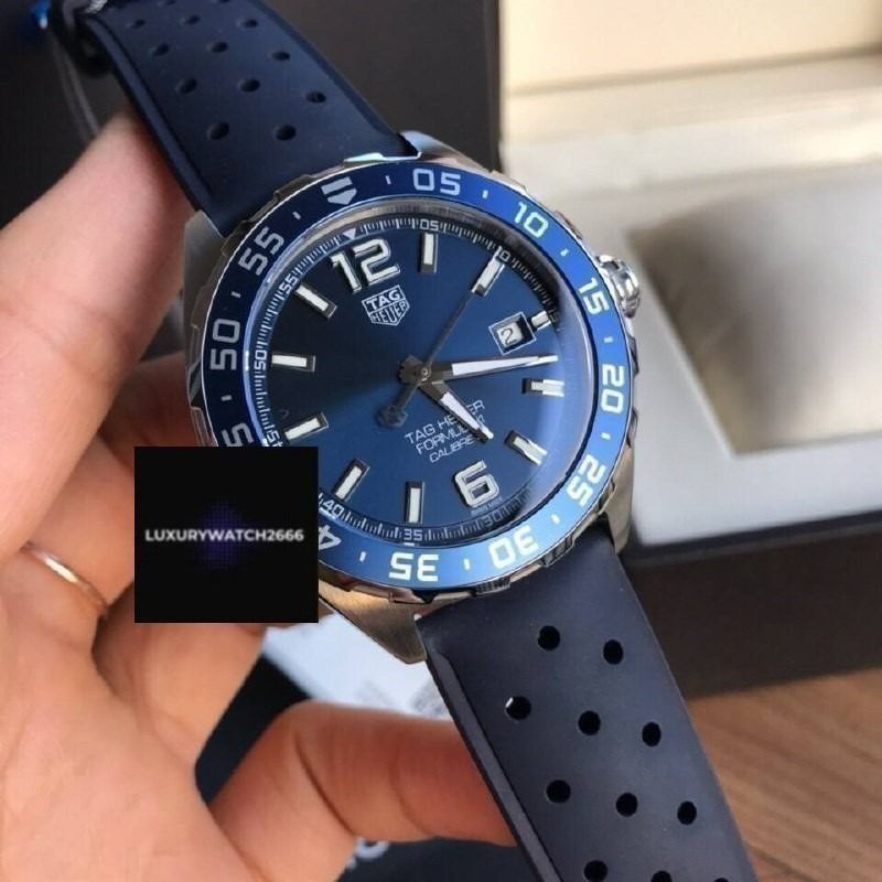 Authentic TAG HEUER FORMULA 1 BUCHERER BLUE EDITION WAZ2015.FT802 Men s Fashion Watches Accessories Watches on Carousell