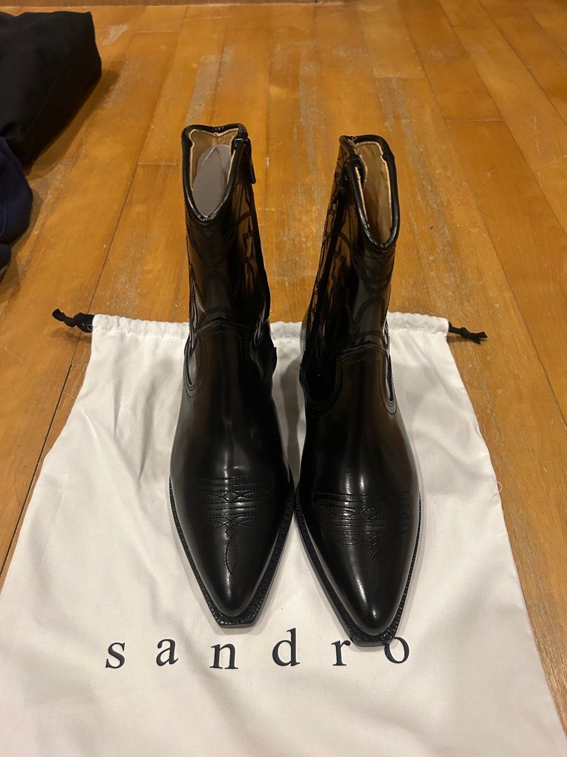 Sandro cowboy boots discount