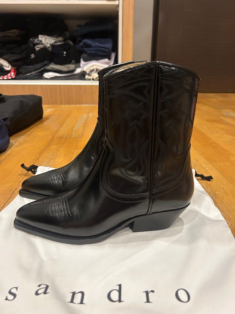 Sandro cowboy boots hotsell