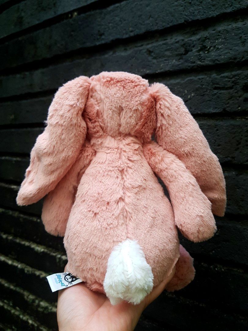 Boneka Jellycat Bashful Peach Bunny Medium Size Toys Collectibles Mainan di Carousell