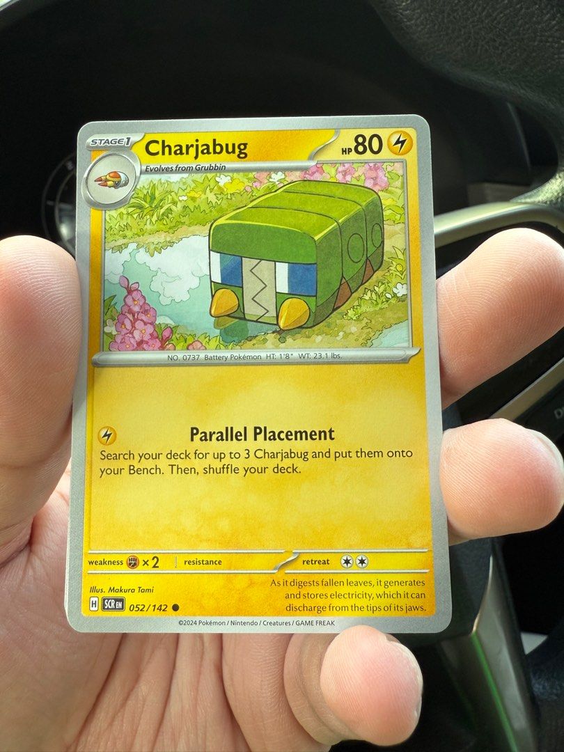 Charjabug #52 Pokemon Stellar Crown, Hobbies & Toys, Toys & Games on  Carousell