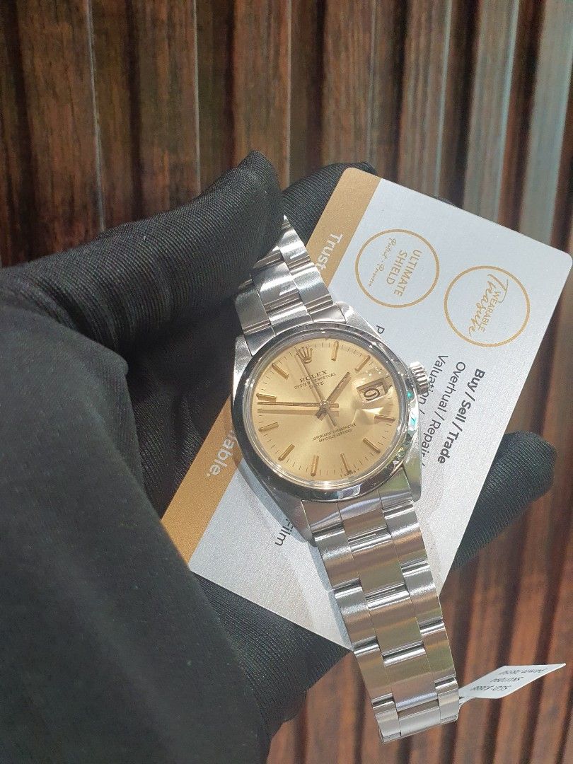 Cheapest Vintage Rolex 1500 automatic 34mm serviced unisex watch date