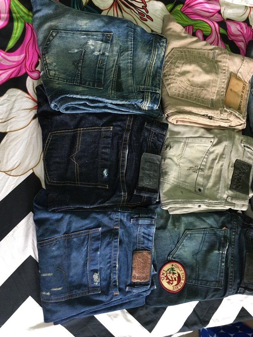 Diesel,True Religion, Replay Jeans (Category: Jeans) located in Manila. Submitted by mac1780 (Listing ID 1335100447, Image 2). Description: All authentic Bnew to excellent condition No alterations/ no issues Dm for inquiries .