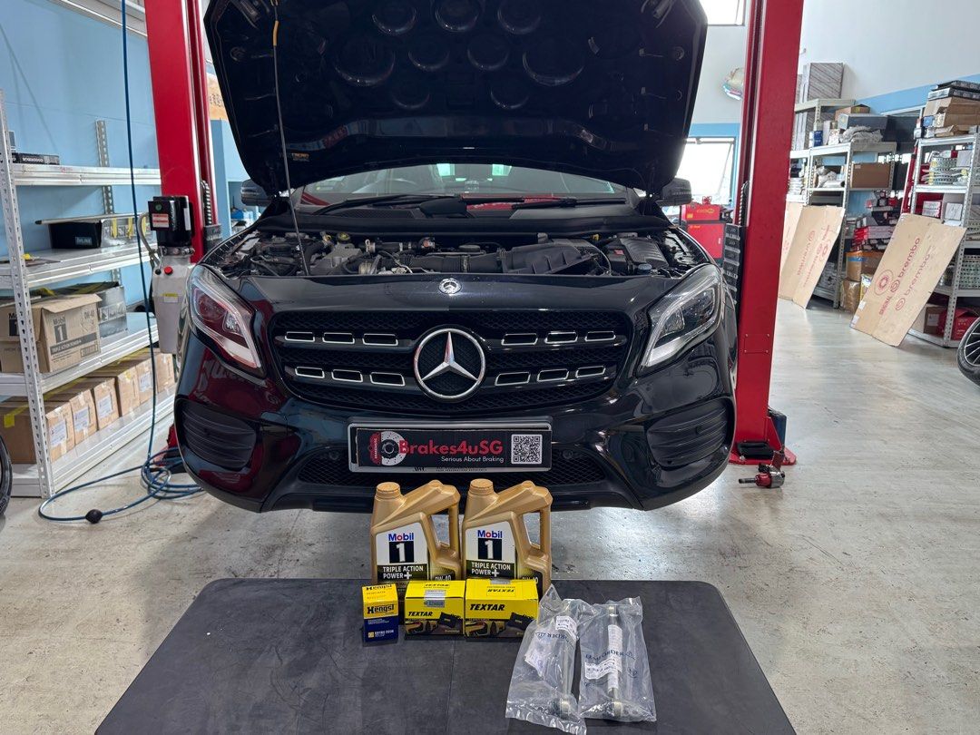 Engine Oil Servicing - Motul XcessGen2 5w40, Mobil1 Gold 0w40, Castrol EDGE 5w30, Motul Hybrid 0w-20 (Category: Car Workshops & Services) located in Singapore. Submitted by brakes4usg.ftp (Listing ID 1332168562, Image 3). Description: Do you know all engine oil are not generic and not all engines are suitable for for same kind of engine oil? We bring our speciality and experience into your engine longevity! Motul 8100 Series - 5w40 XcessGen2 MERC