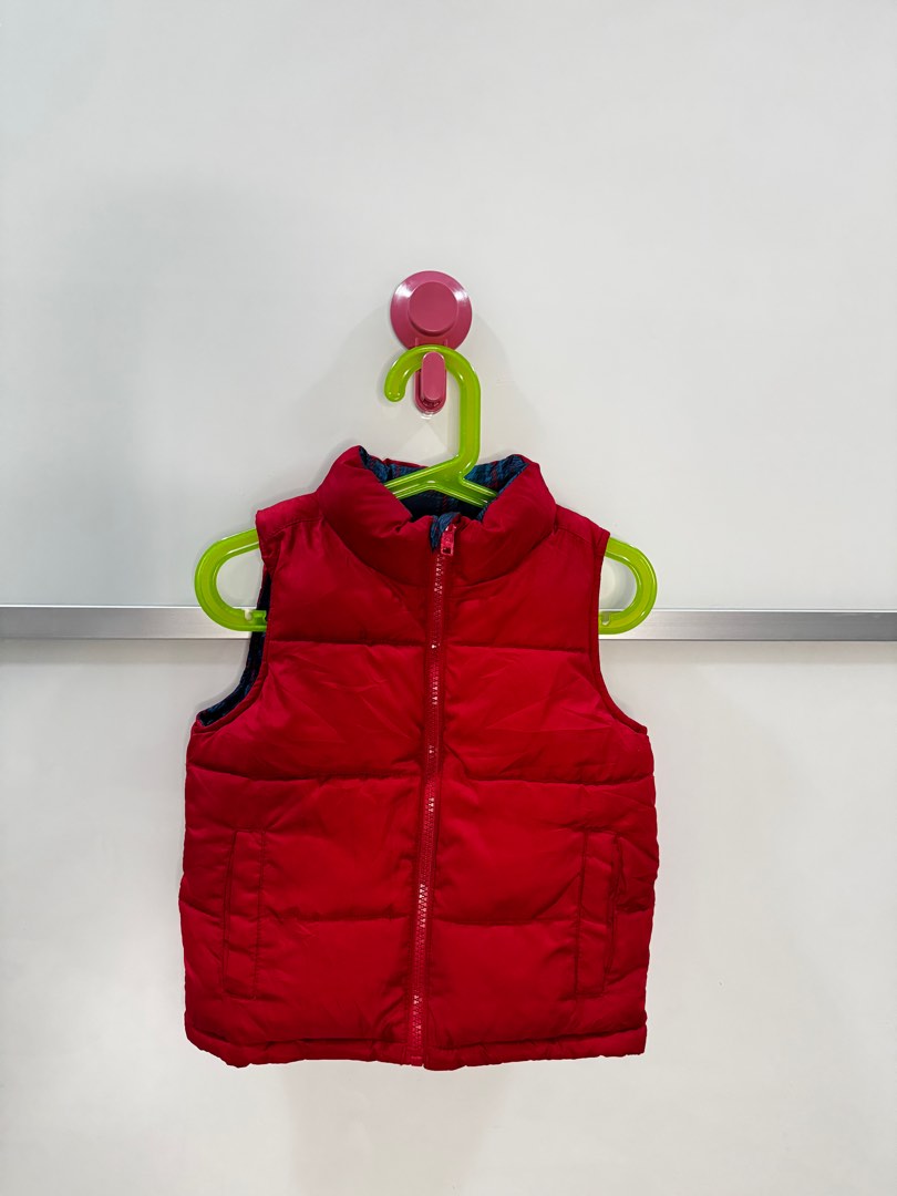 FADED GLORY puffer vest Reversible