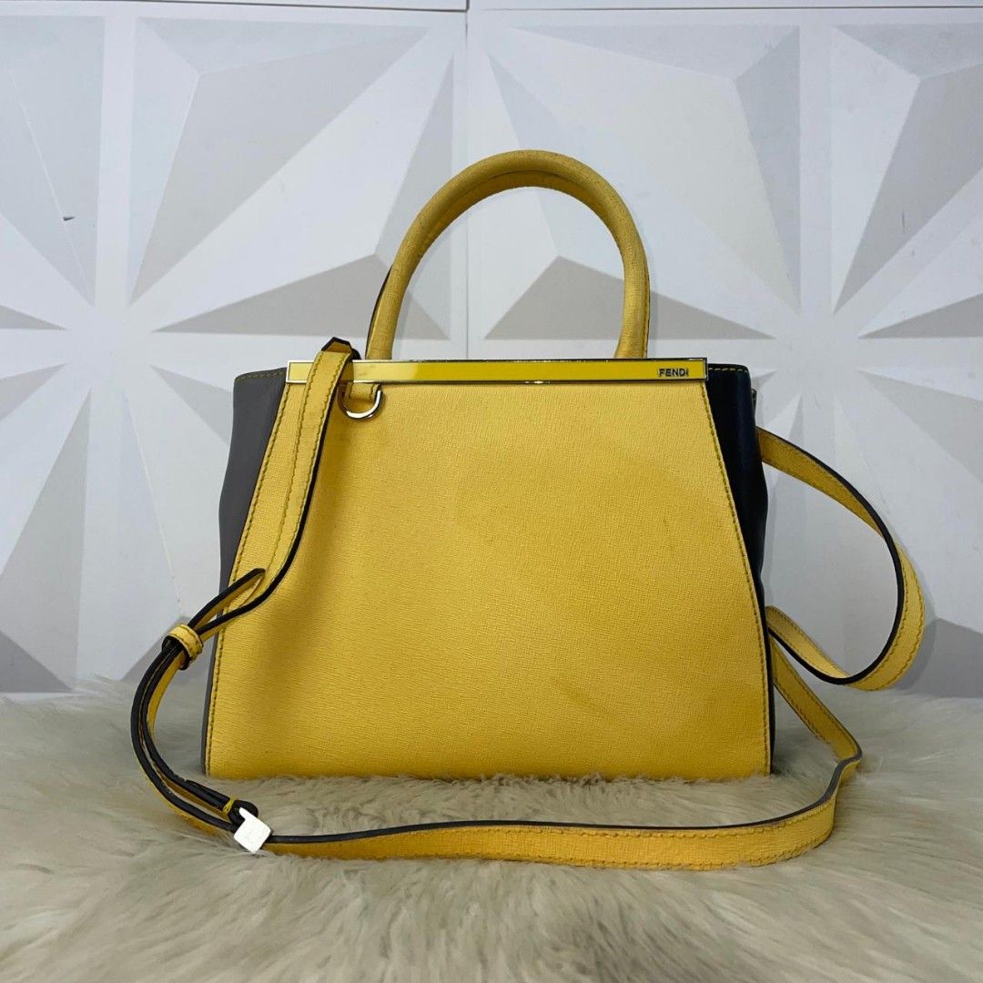 Yellow fendi bag 2025