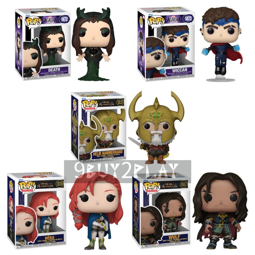 「新貨預訂」Funko pop Agatha All Along Death Wiccan The Lords Of The Rings The War Of The Rohirrim