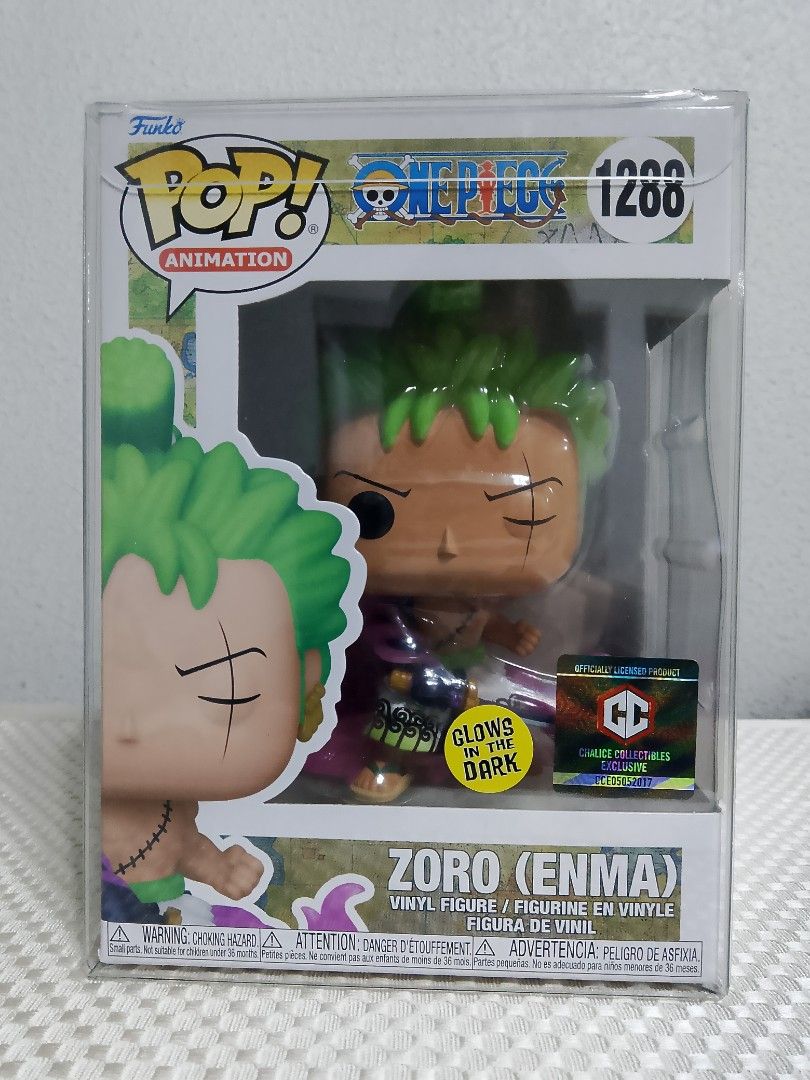 Funko pop Zoro enma gitd (Category: Designer & Blind Box Toys) located in Paranaque City. Submitted by g-books-n-toys (Listing ID 1335165061, Image 1). Description: NOOB with free protector Box 9.5/10.