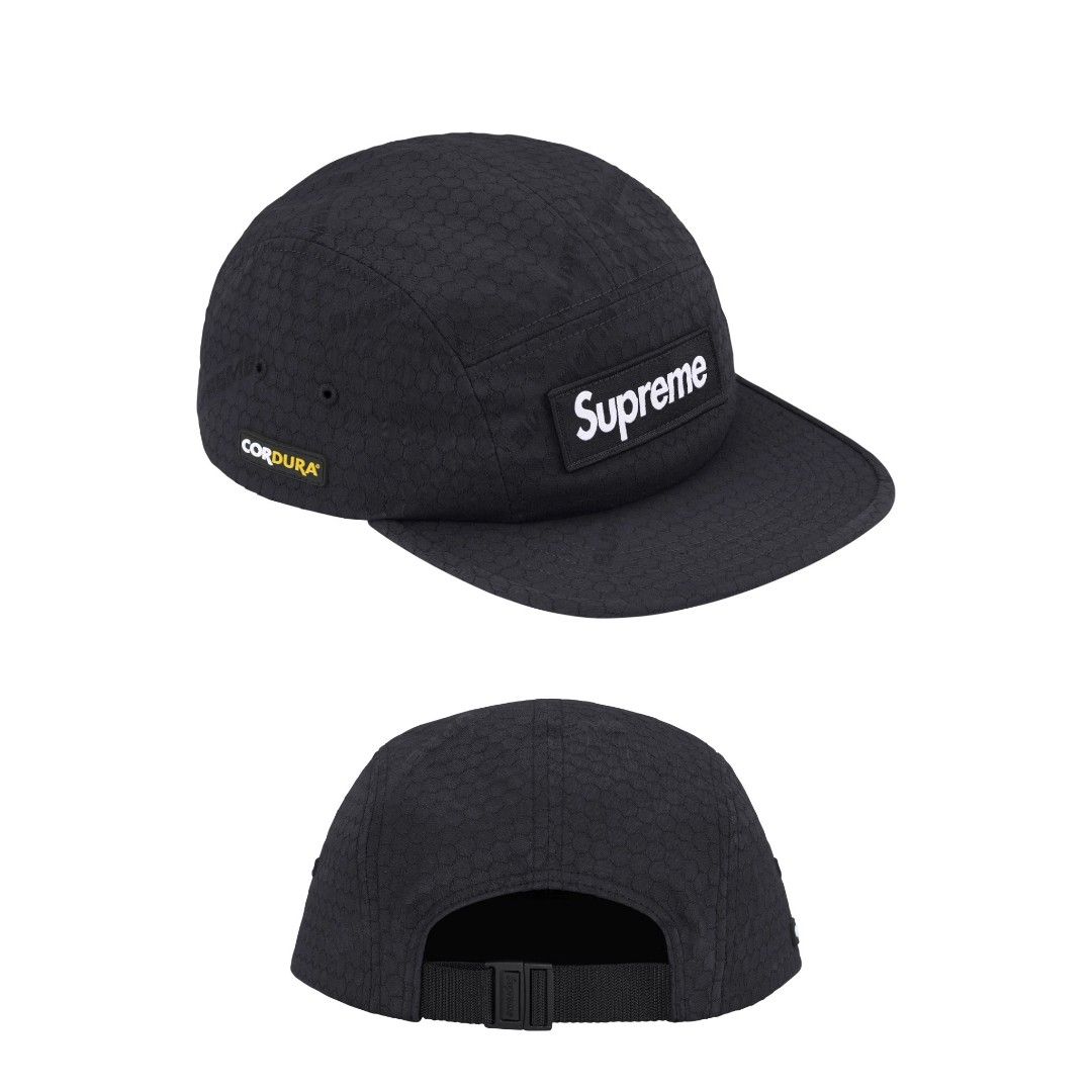 帽子 Supreme 24FW Military Camp Cap Black Supreme Military Camp Cap (FW24) - $48