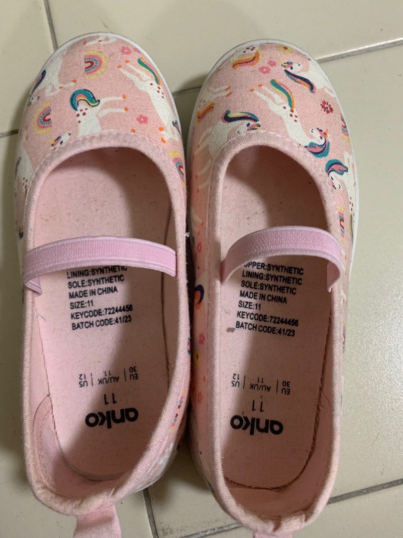 Girl Mary Jane unicorn shoes