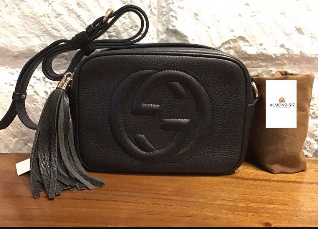 GUCCI Disco Soho Black Luxury Bags Wallets on Carousell