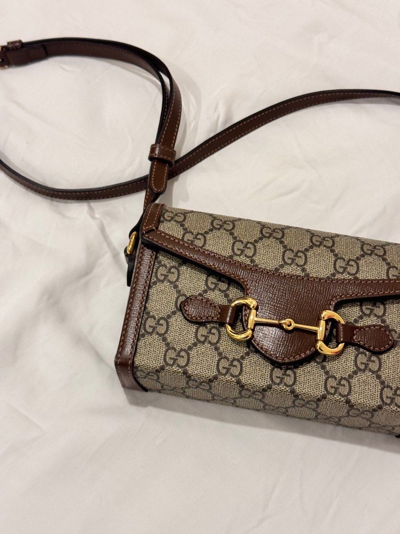 Gucci Horsebit 1955 Mini (Category: Luxury Bags & Wallets) located in Calamba. Submitted by Hk1995 (Listing ID 1335187285, Image 1). Description: Gucci Horsebit 1955 Mini Crossbody bag Comes in complete set— box, dustbag, care cards, receipt, ribbon, paperbag Purchased in Tokyo, Oct 2023 Excellent condition, no flaws can pass as brandnew .