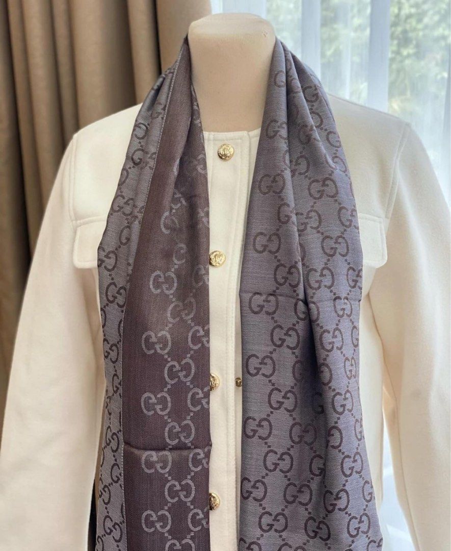 Gucci graffiti scarf sales