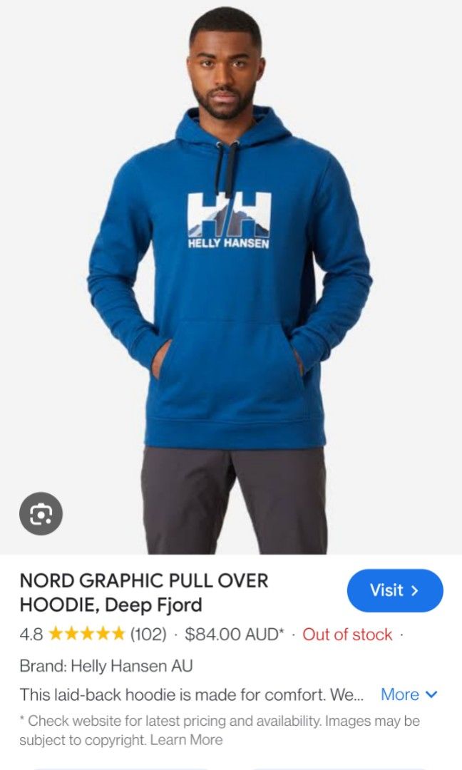 Helly Hansen Nord Graphic Pullover Hoodie Men s Fashion Tops Sets Hoodies on Carousell