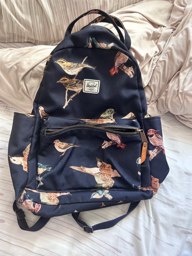 herschel backpack blue birds Heritage Choose sustainability without sacrificing style. Heritage Birds Navy Backpack