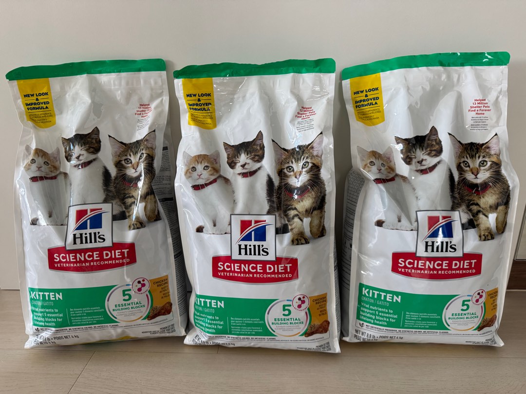 Hill s Science Diet Kitten Food Chicken Recipe 4kg Pet Supplies Pet Food on Carousell