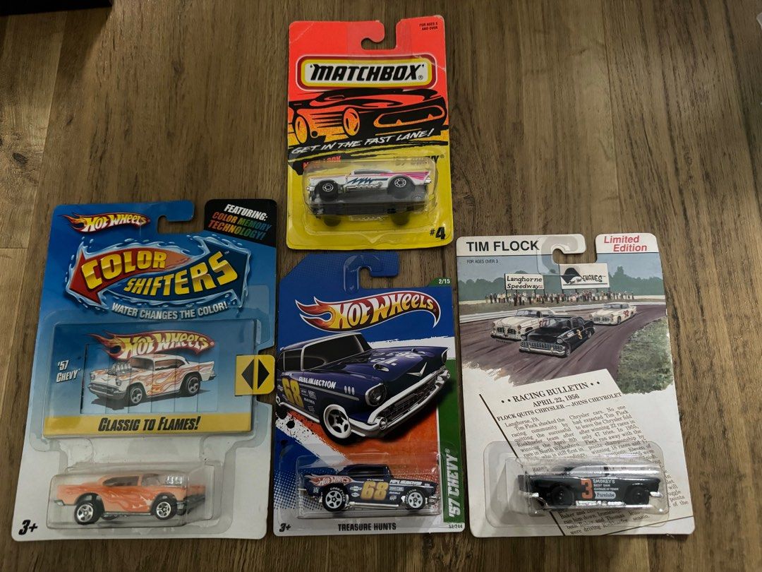 Hotwheels 57 Chevy treasure hunt Hobbies Toys Toys Games on Carousell