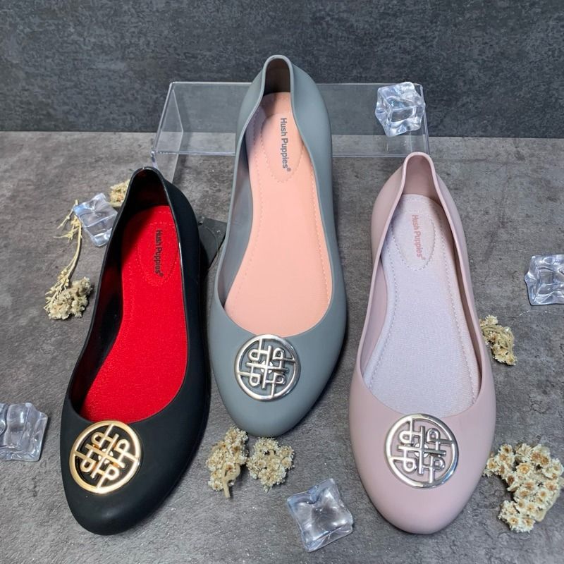 Harga flat shoes hush puppies online