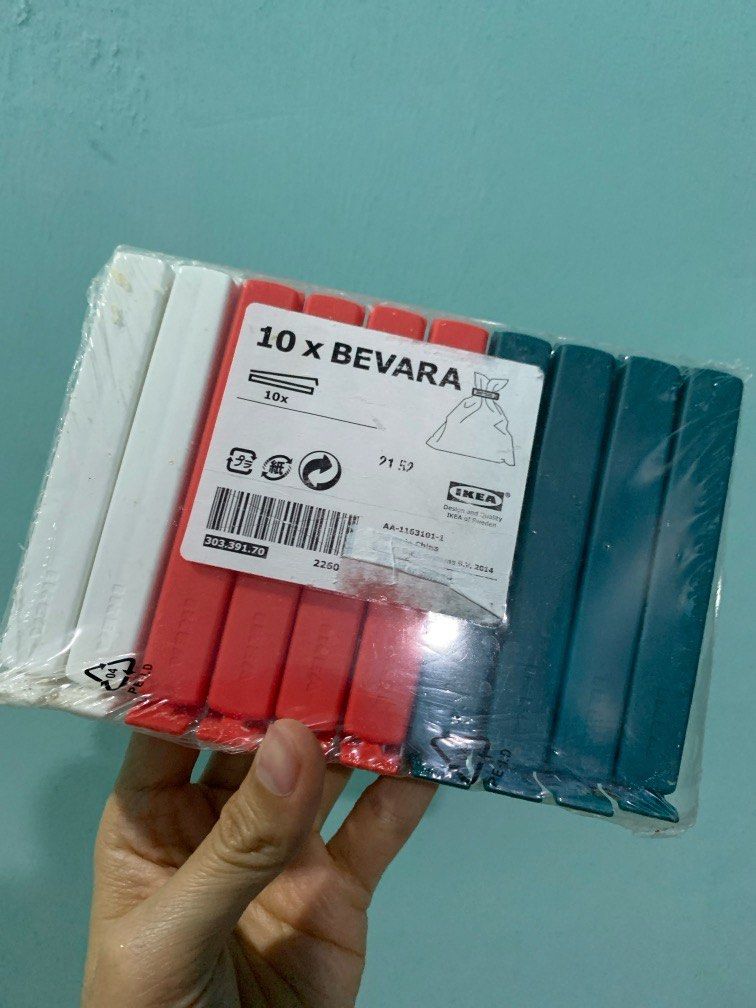 Clip Sigillanti IKEA BEVARA 40 Pezzi - Per Sacchetti Riutilizzabili, In Cucina, Frigo E Congelatore
