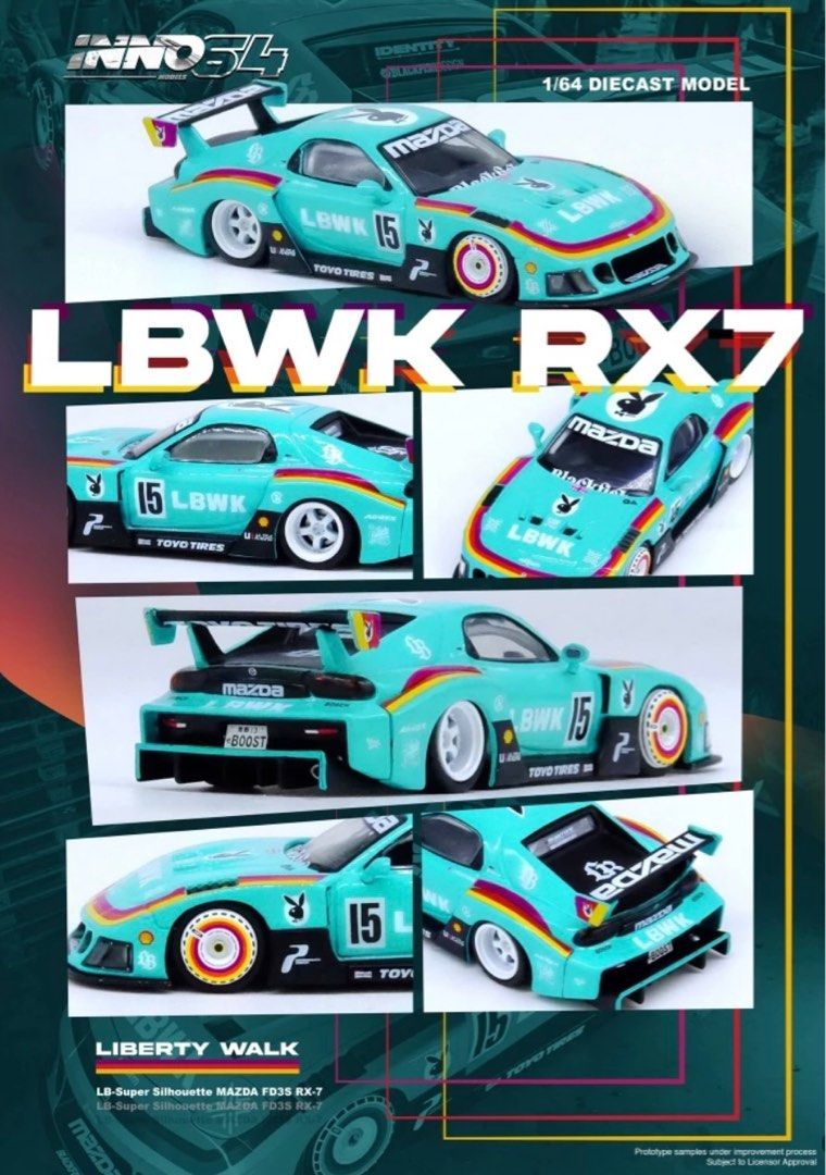 Inno64 LB-Super Silhouette Mazda RX7 (FD3S) Hobby Expo China, Hobbies ...