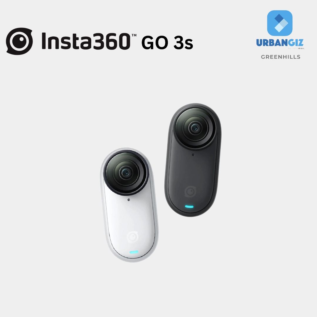 INSTA360 GO 3S (128gb) (Category: Cameras) located in San Juan City. Submitted by urbangiz_greenhillsmall (Listing ID 1335184899, Image 2). Description: about this item: Key Features: > Miniature Action Camera with Action Pod > Up to UHD 4K Video and Photos > Longer-Life Battery over 2 Hours > 128GB Flash Memory > Updated Dual Built-In Microphones > Waterproof to 16', IPX4 with Action Pod > Up to 2.7K Slow-Motion Video > Bluetooth and Wi-Fi, Voic