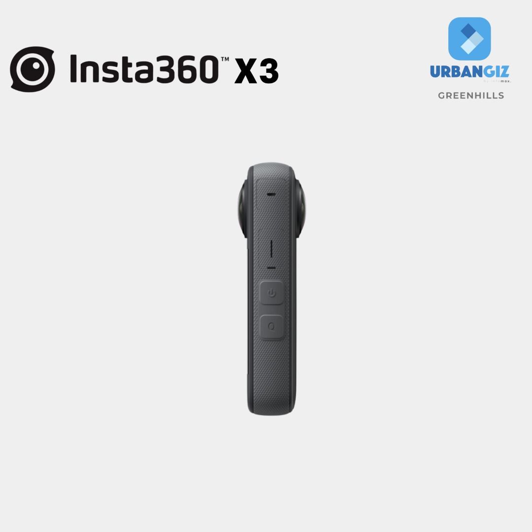 INSTA360X3 (Category: Cameras) located in San Juan City. Submitted by urbangiz_greenhillsmall (Listing ID 1335183153, Image 3). Description: about this item: Key Features: > 5.7K 360° CAPTURE > 360° ACTIVE HDR > 1800mAh BATTERY > IPX8 WATERPROOF TO 33FT > 4K 120FPS BULLET TIME Freebies: Sandisk Extreme 64gb microsd card.
