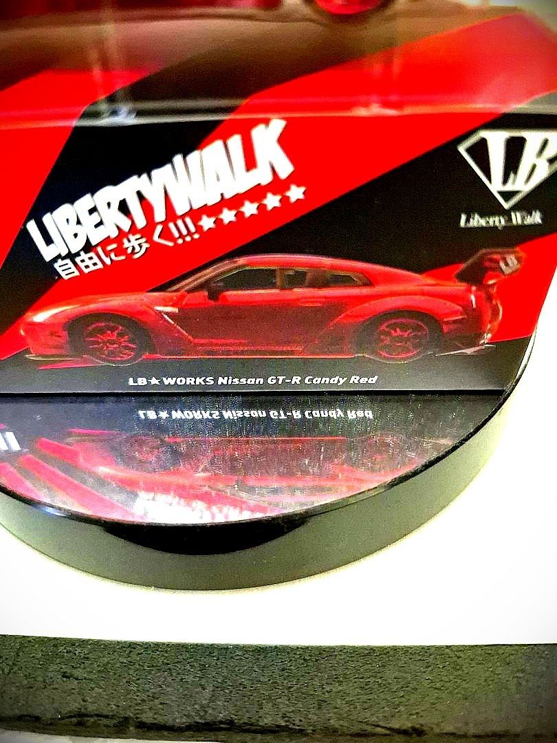MINIGT LB⭐️WORKS Nissan GT-R Candy Red MINI GT 1/64 LB☆Works Nissan GTR (R35) Type 1, Rear Wing