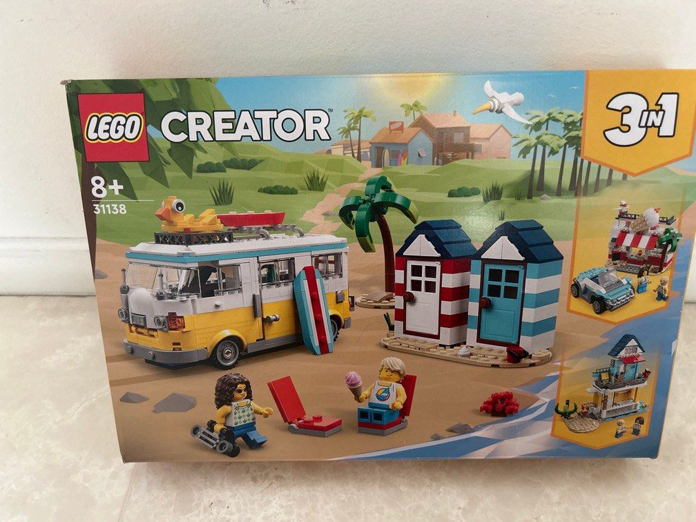 Lego 31138 Creator in Beach Camper Van to Summerhouse Ice